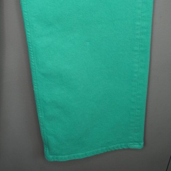 New Rails The Getty High Rise Wide Leg Jeans in Emerald Green Size 26 - Picture 10 of 16